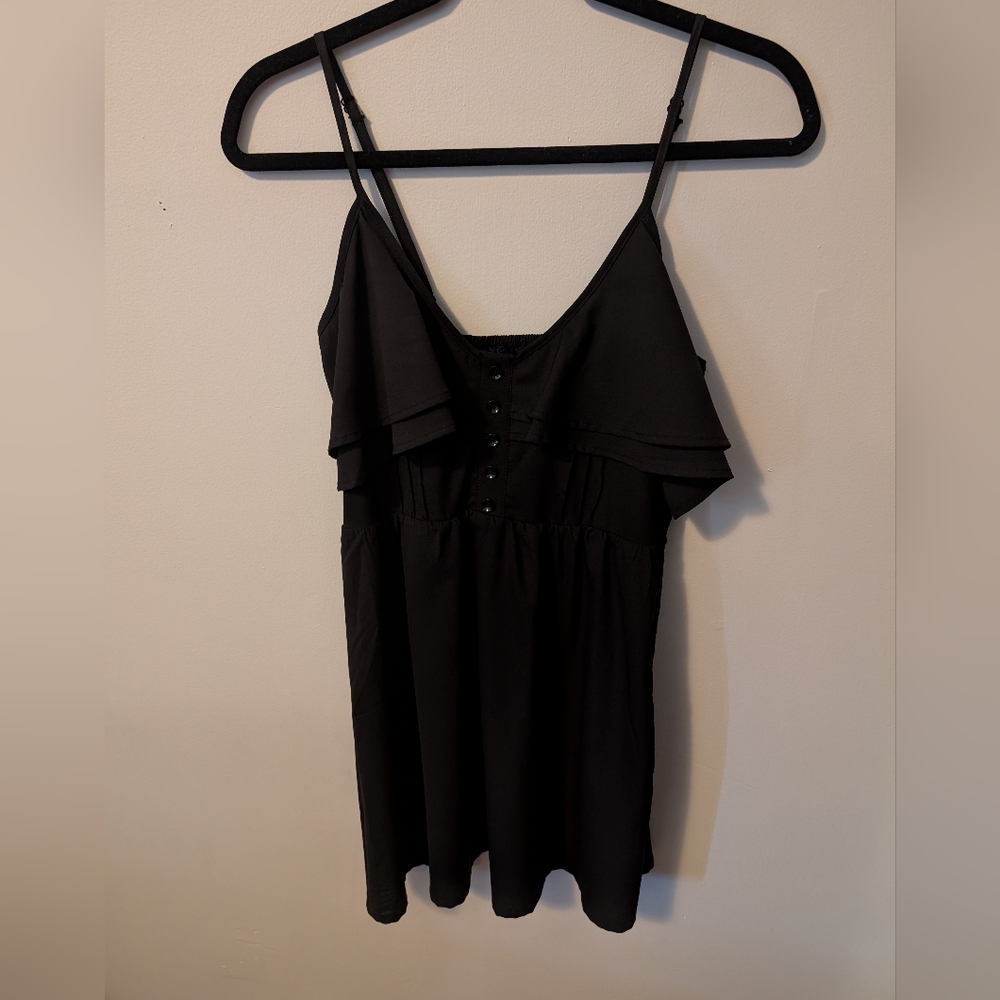 Tobi Black Sundress With Adjustable Straps